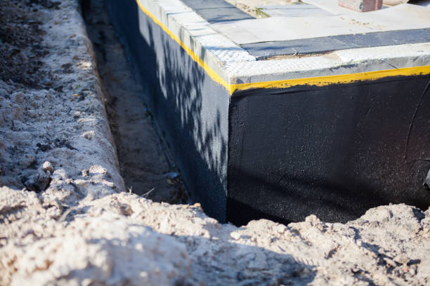Residential Foundation Crack Repair installation at a Gilbertsville, PA home by SJ Waterproofing Pros